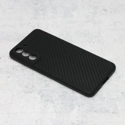 TELEMPIRE Maska za telefon Carbon fiber za Samsung G990F Galaxy S21 FE crna
