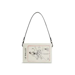 Karl Lagerfeld Pisemska torbica  pastelno roza / rdeča / črna / off-bela