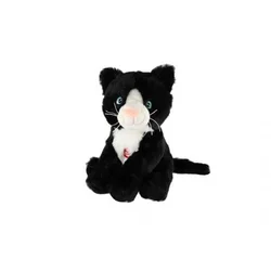 Teddies Mačka sedeča pliš z zvokom 20cm