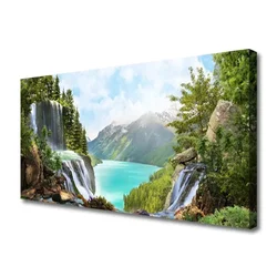 tulup.si Slika na platnu Mountain slap bay 140x70 cm