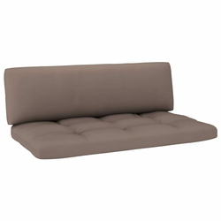 Srednja vrtna sofa od paleta od bijelo impregnirane borovine