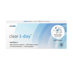 Clearlab Bio dnevna sočiva clear 1-day / visO2, 30 komada