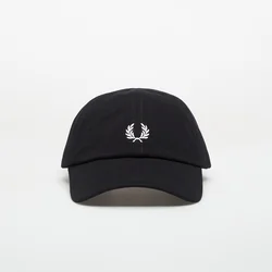 Čepica FRED PERRY Pique Classic Cap Black/ Snowwhite Universal