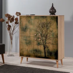Hanah Home Komoda Multilux 95x111x36cm Hrast
