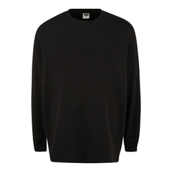 Organic Oversized Boxes Crew Black