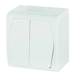 Hermes2 Hermetično stikalo 10A IP44 belo 1002-00