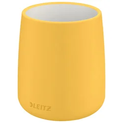 ČAŠA ZA OLOVKE KERAMIČKA OKRUGLA FI-8,5XH10,8CM COSY LEITZ 53290019 ŽUTA