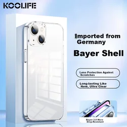 Koolife Maska za mobilni telefon iPhone 14, Providna
