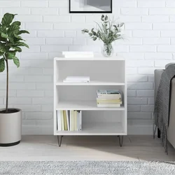 Komoda sjajna bijela 57 x 35 x 70 cm od konstruiranog drva