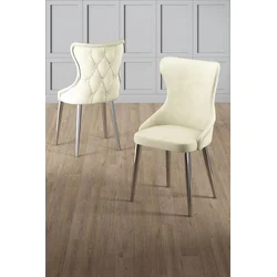 Hanah Home Set stolica Alpa, 85x59x146 cm, 6 komada, Krem