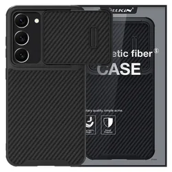 Maska za Samsung S23 Plus/ S916B Nillkin Synthetic Fiber S crna
