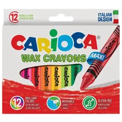 Carioca Voščenke debele okrogle 1/12 42369
