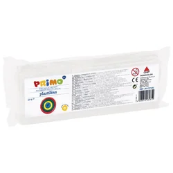 PLASTELIN 550G PLUS PLASTIČNI NOŽIĆ PRIMO 261CP550100 BELA