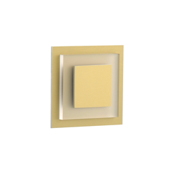LDST SU-01-SZ-BC8 - LED svetiljka za stepenište SUNNY 8xLED/1,2W/230V zlatna 3500K