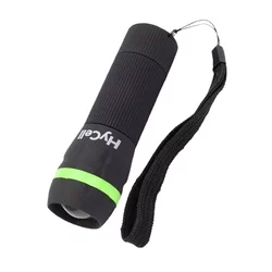 HYCELL Baterijska lampa Zoom Flashlight Led 3 x AAA, Crna