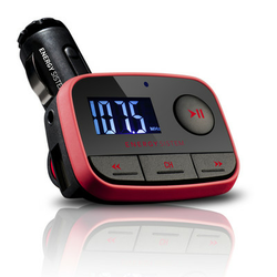 ENERGY SISTEM brezžični FM oddajnik CAR MP3 F2 (391233), rdeč