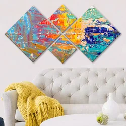 Wallity Slika 4MDF362273090, 60x115 cm, 4 dela