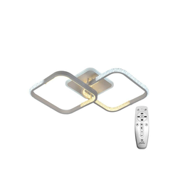 LED površinski montiran luster, prigušiva, LED/55W/230V 3000-6500K + daljinski upravljač