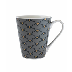 CANDLELIGHT SKODELICA PORCELAN HERON 10 cm MODRO ZLATA