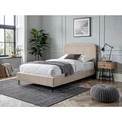 MID.YOU POSTELJA BOXSPRING  x , tekstil, leseni material bež