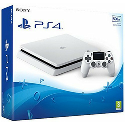 SONY igralna konzola Playstation 4 Slim 2016 bela