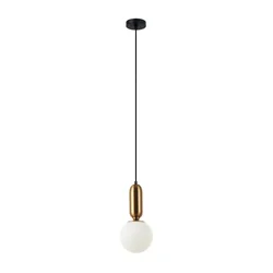ITALUX PND-02340-1S-BRO - Luster na sajli ALDEVA 1xE27/40W/230V bronza