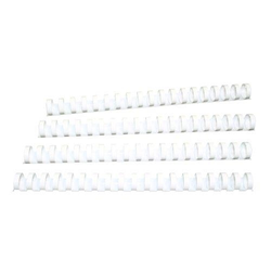 Klipko Spirale PVC 25 mm, bele, 50 kos