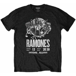 Ramones Majica Belgique Unisex Black S