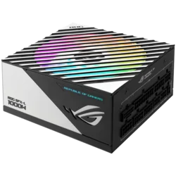 ASUS ROG Loki SFX-L 1000W Platinum PSU, Compact form factor, ATX 3.0 compatible, PCIe Gen 5.0 ready, Fully modular, 80 Plus Platinum, Axial-tech fan design, Dual ball fan bearings, 0dB Technology, ARGB-Illuminated fan & Aura Sync, 10-year warranty - 90YE0