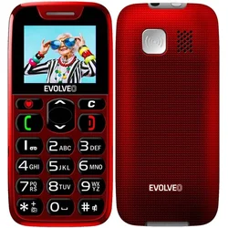 Evolveo - EasyPhone, mobilni telefon za starije osobe crvena