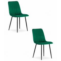 Brandless Stol LAVA - temno zelen žamet x 2, (22030691)