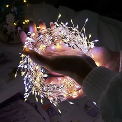 Vilinske LED sijalice belo žute 20m