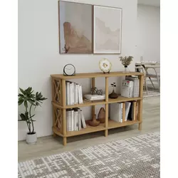 HANAH HOME Polica za knjige Hrast Fiore