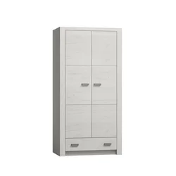 KONDELA omara Infinity 1 2D - beli jesen