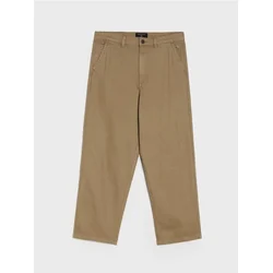 Sinsay - Wide leg pantalone - smeđesivo