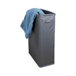 WENKO 71299800 - Korpa za veš SLIM 20x60 cm antracit