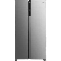 BEKO Side by Side frižider GNO5322XPN, 344/177l, NeoFrost, Tamnosivi