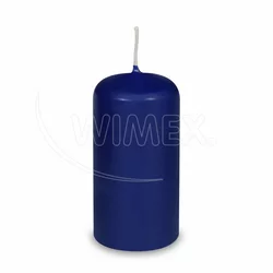 WIMEX s.r.o. Cilindrična temno modra sveča O60 x 120 mm [1 kos]