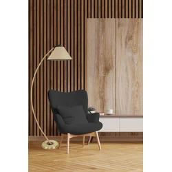 Aberto Design Podna lampa Hilal, 170 cm, E27, 40W, Krem