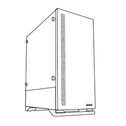 Atomic Zen Negro Desktop PC Ryzen 5 5500-32GB-1TB SSD-RTX 3050-600W