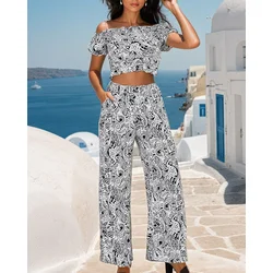 Resti Two-Piece Womens Printed Set