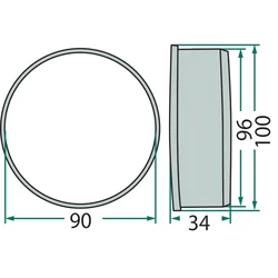 PVC spojna puša 64756223600F