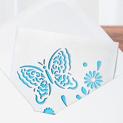 Bambu Lab Pearlescent White Greeting Card Set - 1 k.