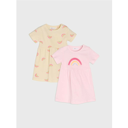 Sinsay - Komplet od 2 haljine - pastelno roze