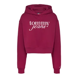 Tommy Jeans Majica vinsko rdeča/bela