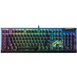 RAZER RAZER BlackWidow V4 X, rumena stikala, Fortnite Edition, US tipkovnica, (21442624)