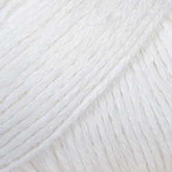 Drops Bomull-Lin Uni Colour 01 White