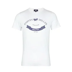 HARVEY MILLER Majica temno modra/bela