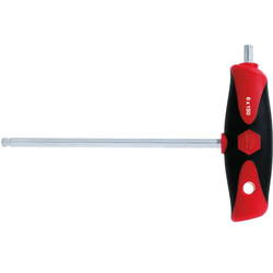 WIHA imbus sa T ručkom ComfortGrip sa kuglom mat hromiran 5 mm 28374