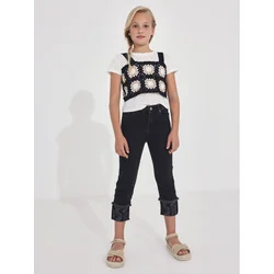 Mayoral Jeans hlače 6580 Črna